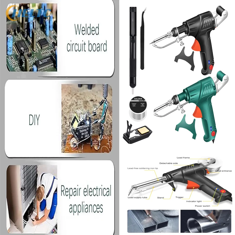 Laser Welding Machine Laser Welding Gun For Metal Multi-Function Soldering Iron Soldering Gun Set Automatic Corded Solder Iron I