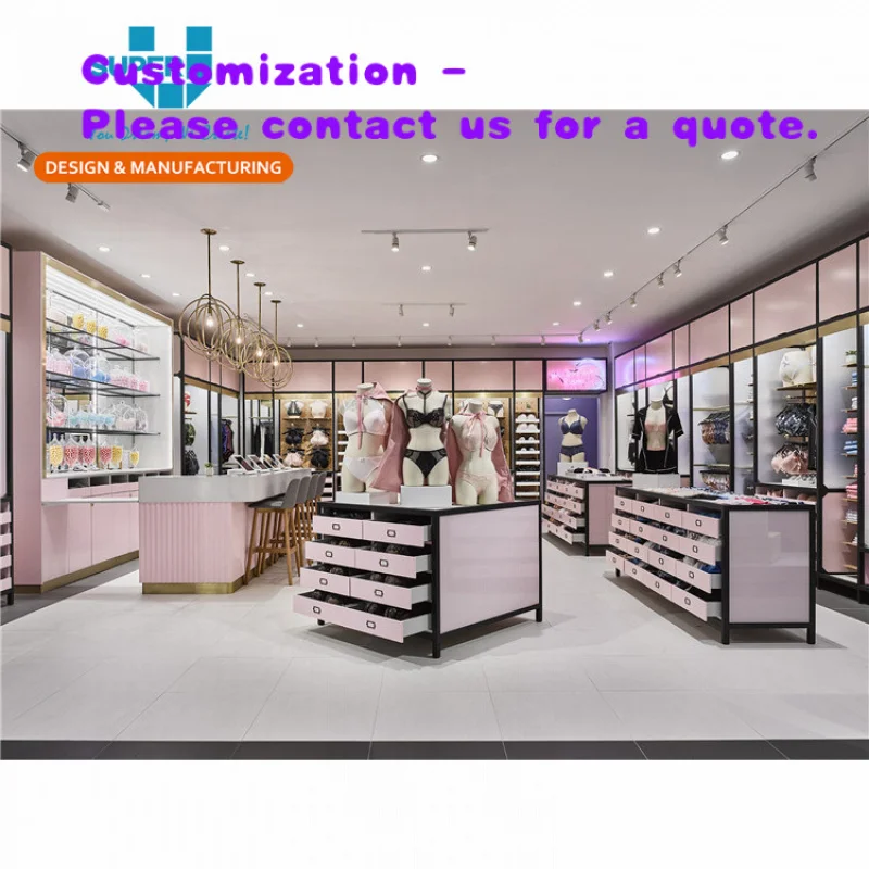 

custom.Fashion Modern Display Underwear Shop Interior Design
