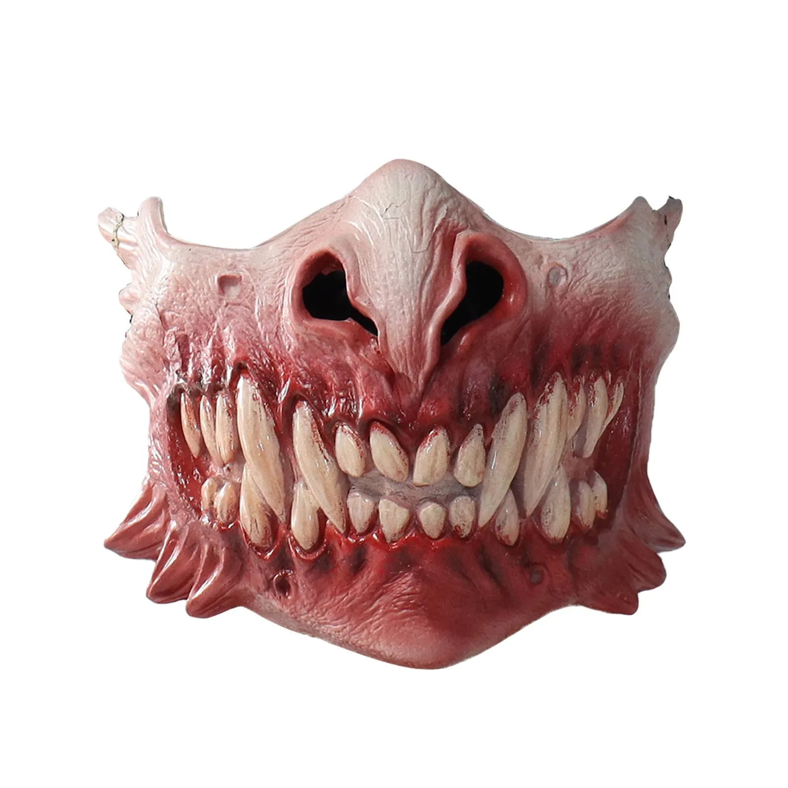 Halloween Holiday Masks Funny Cosplay Adult Mask Toy Evil Mask Costume Party Masquerade Scary Half Face Mask image 3