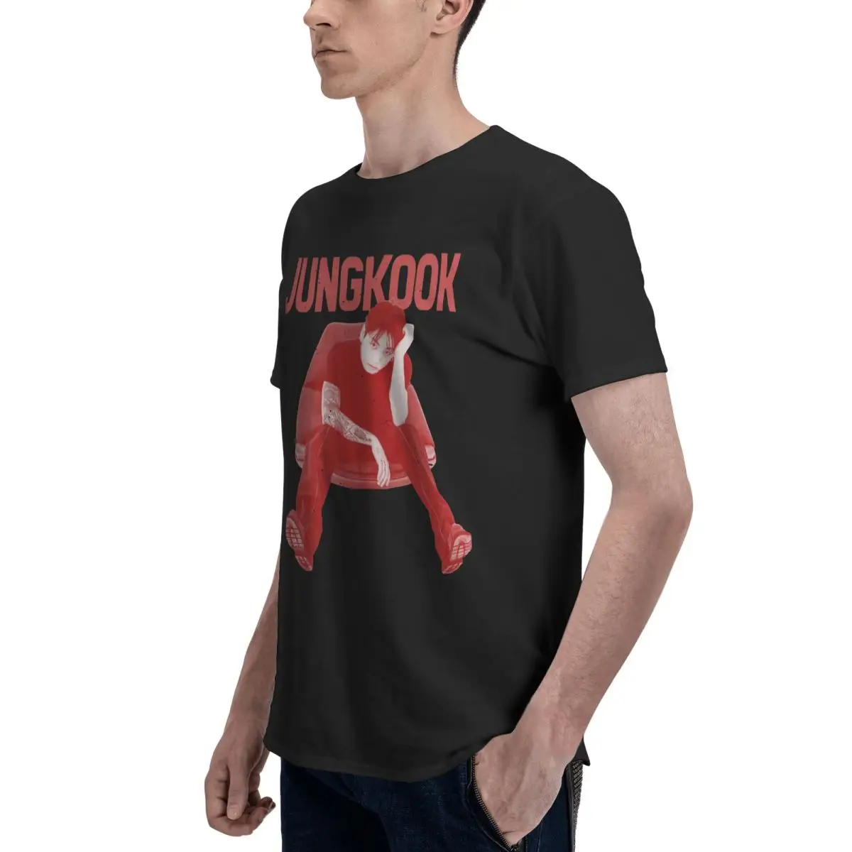 GOLDEN Jungkooks T Shirt Quality Pops T-Shirts For Men Women Graphic Y2K Clothes