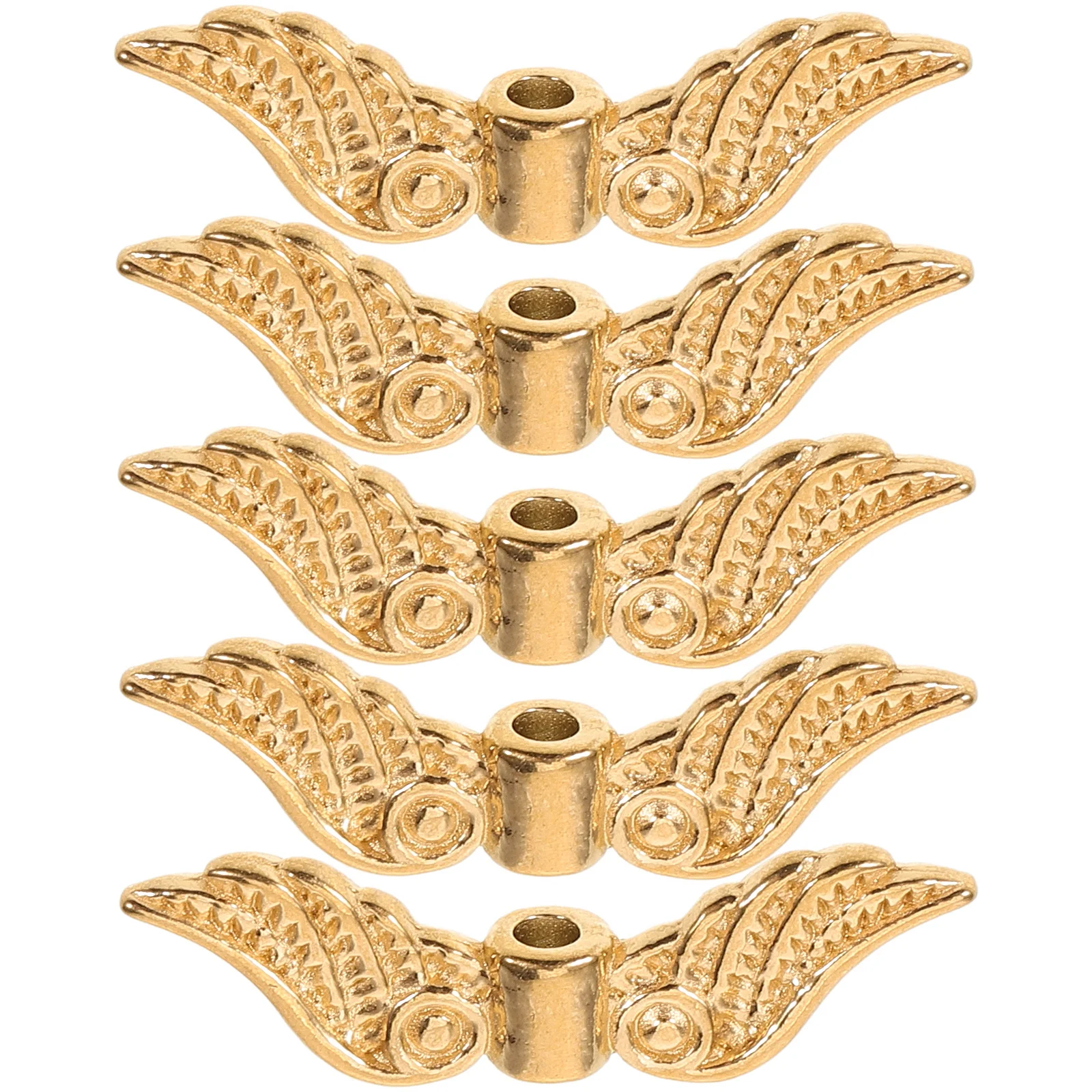 

5Pcs Stainless Pendants Small for DIY Jewelry Bracelet Necklace Charms Accessories Wing Charms