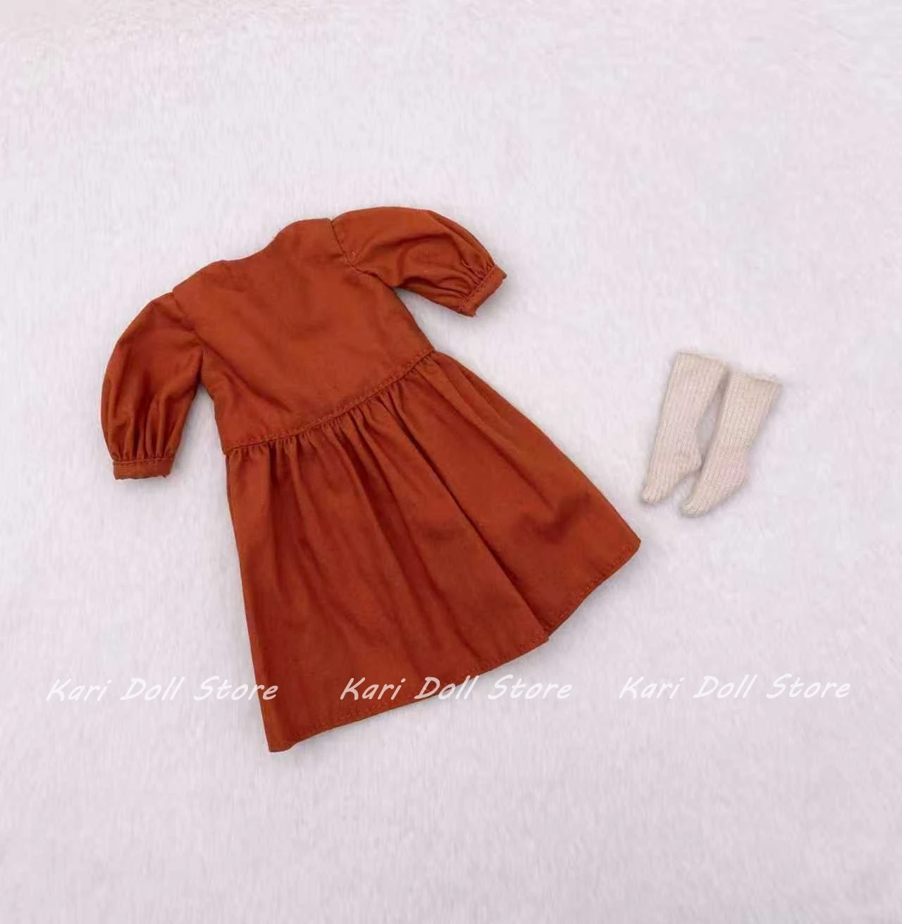 

Kari Doll Одежда и юбки оранжевое платье для куклы Landazz Landoudou