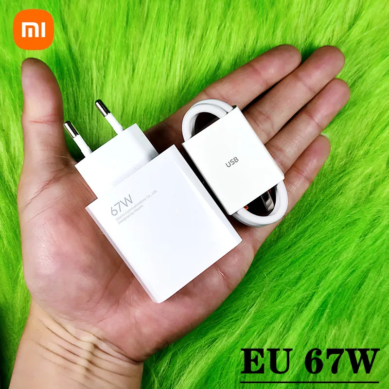 Xiaomi 67w Charger EU Original Turbo Charge Power Adapter 6A Type C Cable For Xiaomi 11 12 Ultra Poco X3 X4 Pro F3 Redmi Note 11 - náhled 3