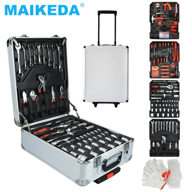 50% OFF 399 pcs Tool Box Auto Repair Kits And Sockets Hardware Tools Set Case