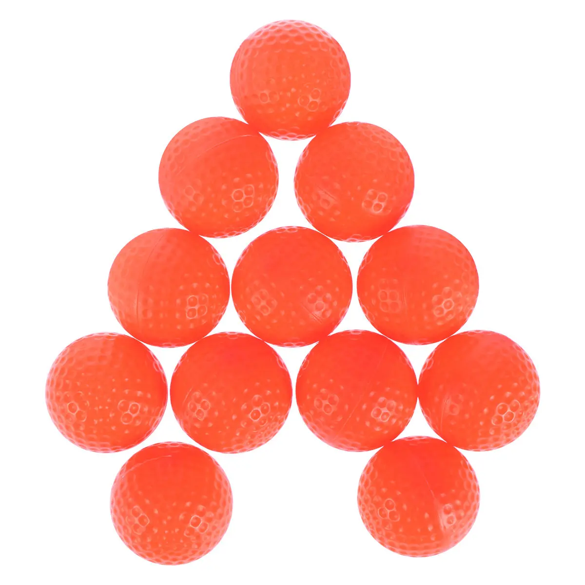 

12Pcs Balls Indoor Training Aids Light Weight Low Impact Visibility Safe Furniture Glass Animals Approach Full Shot