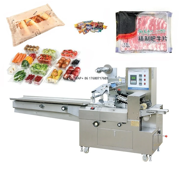 Fruit Vegetable Automatic Food Meat Tray Packing Machine