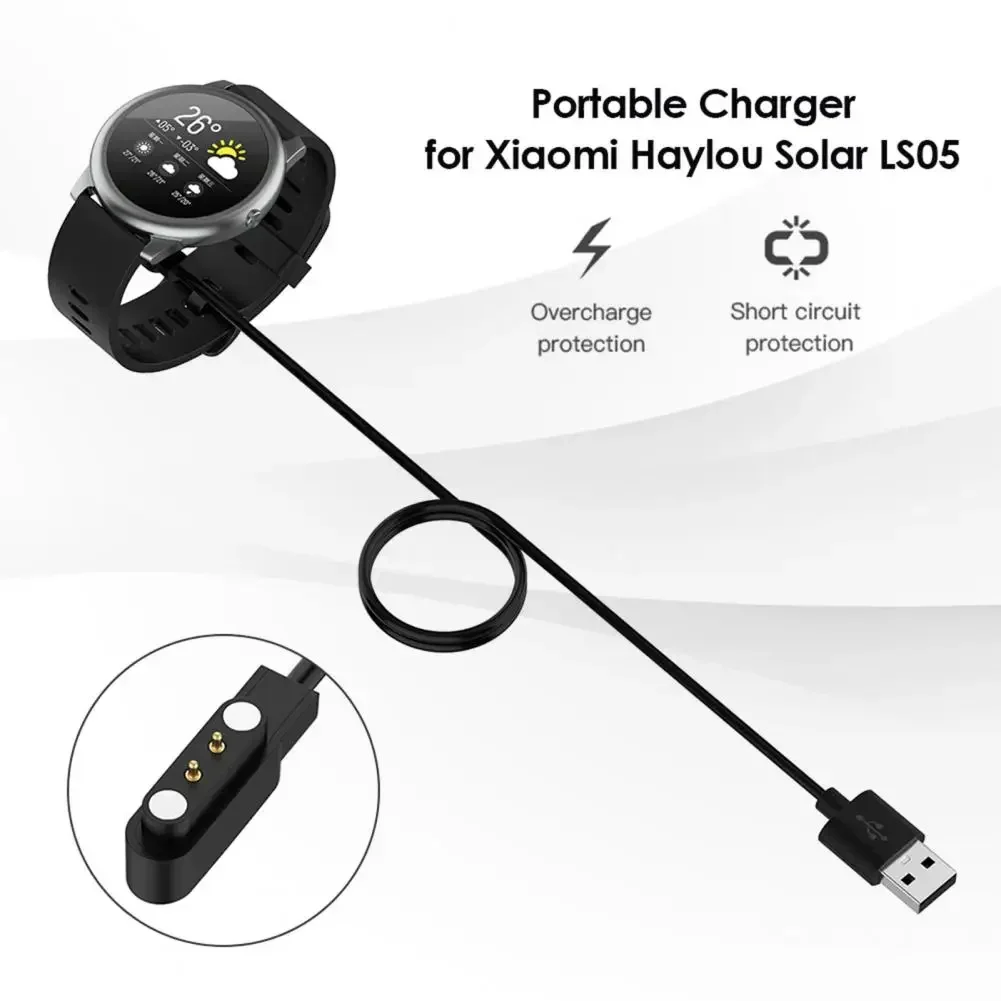 Magnetic Fast Charging Cable for Xiaomi Haylou Solar LS05/YAMAY SW022/Imilab kw66 OnePlus Nord keep B3 Smart Watch Charger