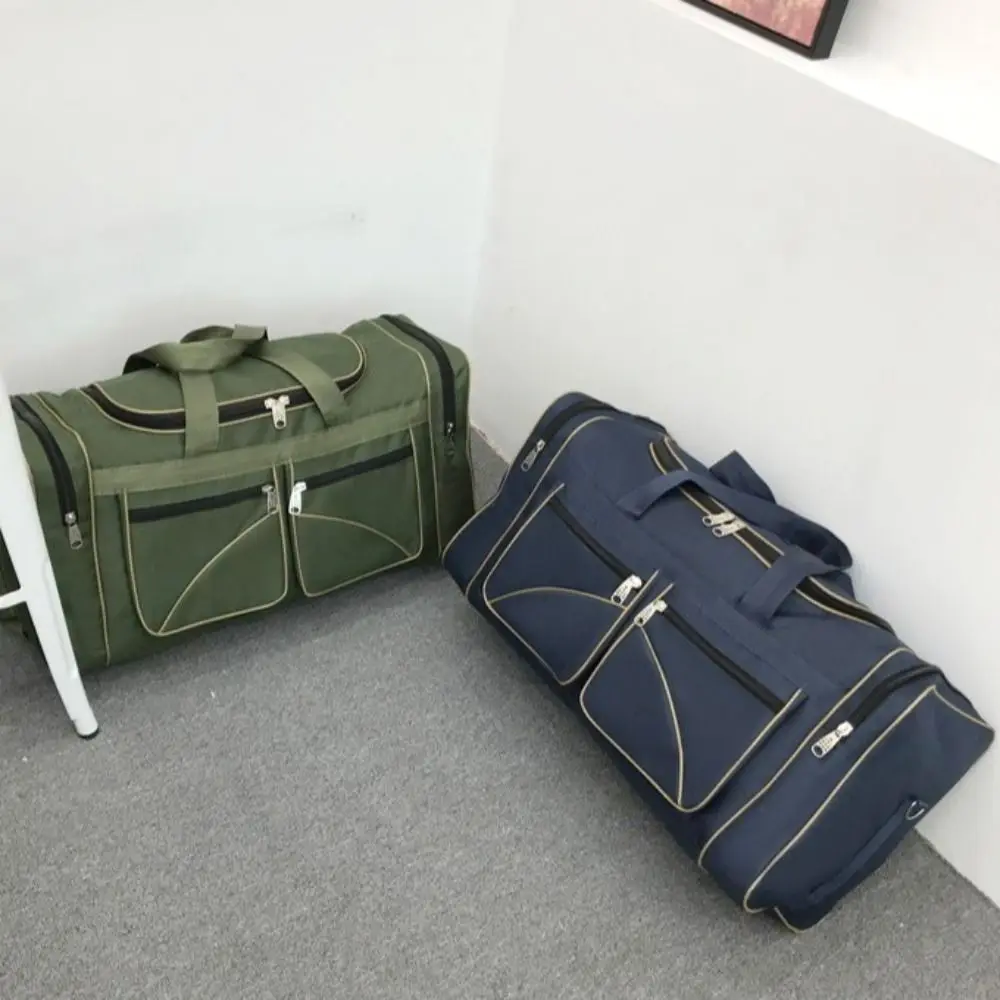 

Large Capacity Travel Duffel Bag Waterproof Durable Outdoor Sports Bag Multi-pocket Oxford Cloth Large Travel Bag