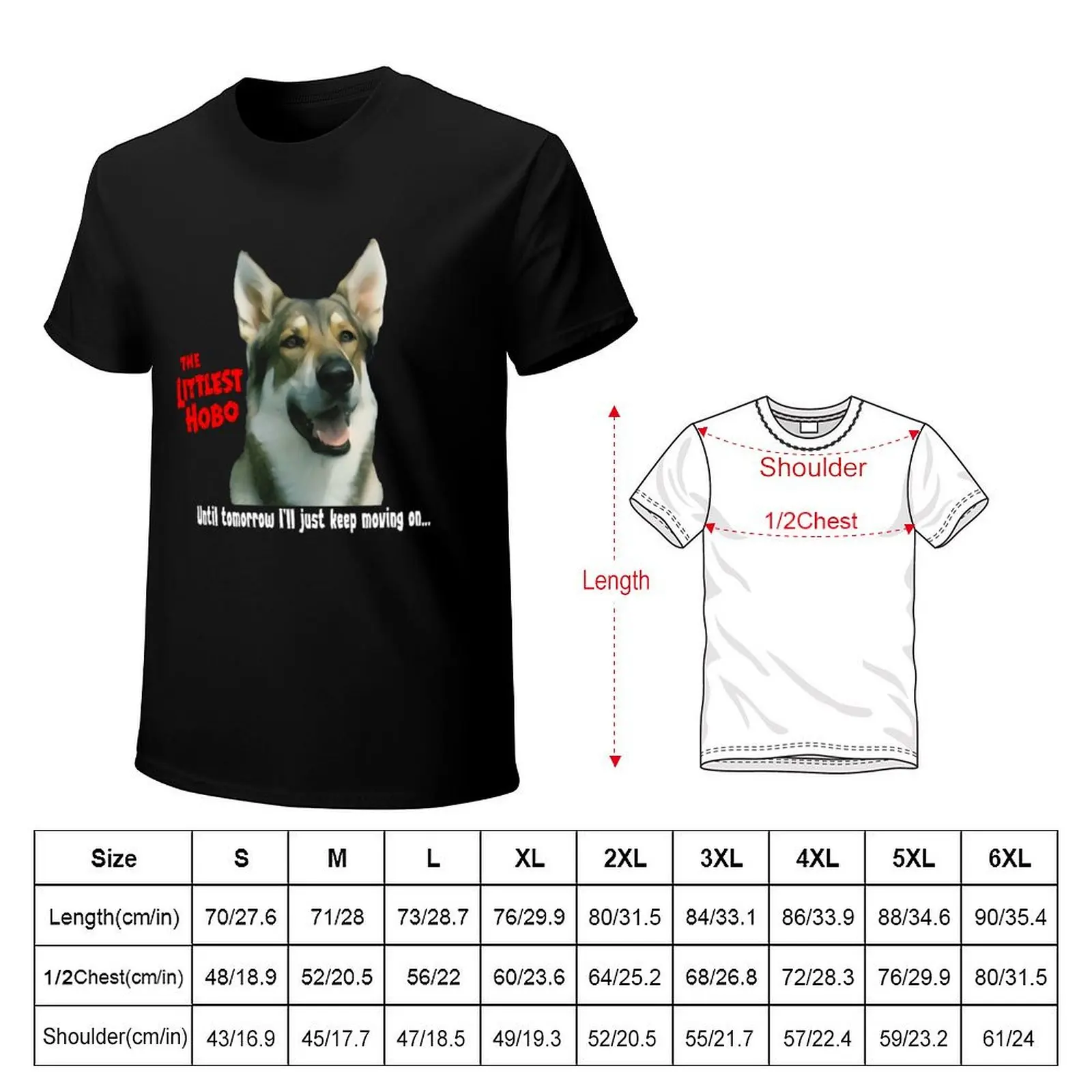 Until Tomorrow The Littlest Funny Dog Best Series T-Shirt Big and Tall Short Sleeve Tee