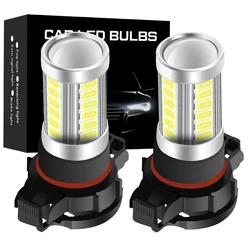 2PCS H16(EU) LED 5202 PS19W PSY24W LED Bulbs for AUDI A3 8P 2008+ LED DRL White 6000K P13W PSX24W PSX26W 9006 9005 H11 H8 HB4