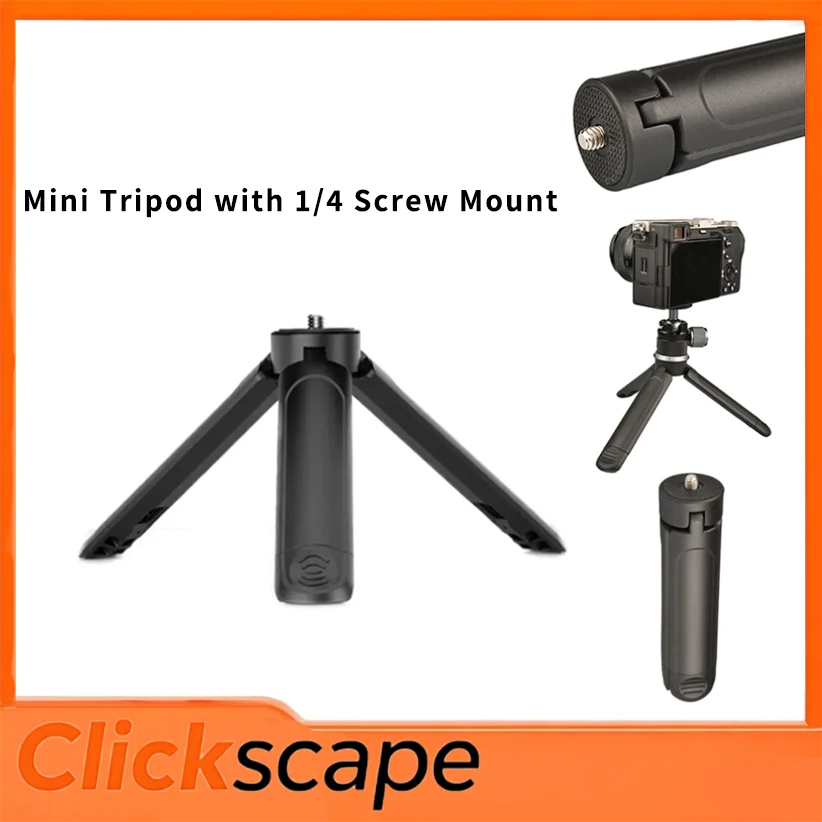 

Mini Tripod for Insta360 X5X4 DJI GOPRO with 1/4 Screw Mount Tabletop Small Tripod for Video/Selfies/Live Stream/Vlogging