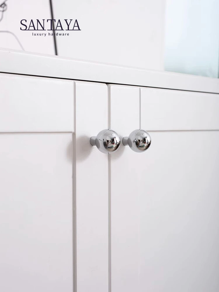 18-Pack Silver Cabinet Knobs – 30mm Stainless Steel Round Drawer Handles With Screws, Single Hole Matte Finish For Dressers, Kitchens, And Cabinets