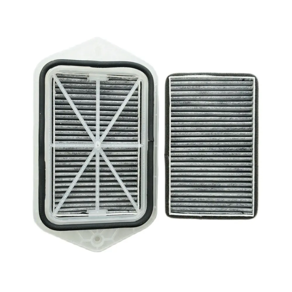 Carbon 2 Holes Cabin Filter For Vw Sagitar CC Passat Magotan Golf Tiguan Touran Audi Skoda Octavia External Air Filter