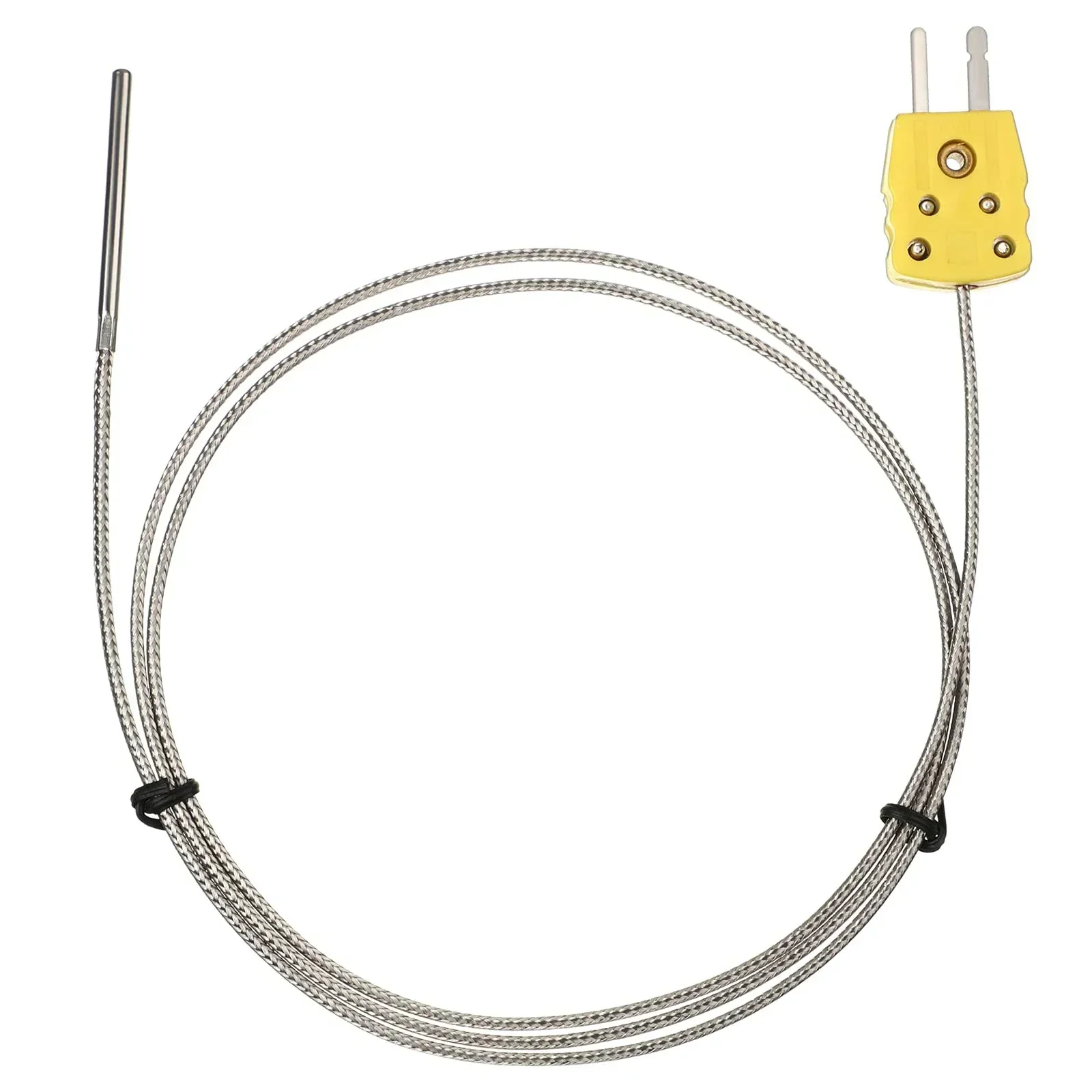 Type K Thermocouple Probe Sensors  Accurate Temperature Readings  Fiberglass Construction  Universal Compatibility