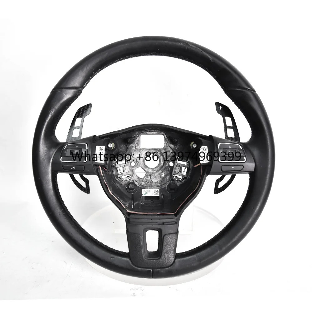 Suitable for Volkswagen Passat Steering Wheel Modification, Carbon Fiber Magnetic Shift Paddles Replacement and Upgrade