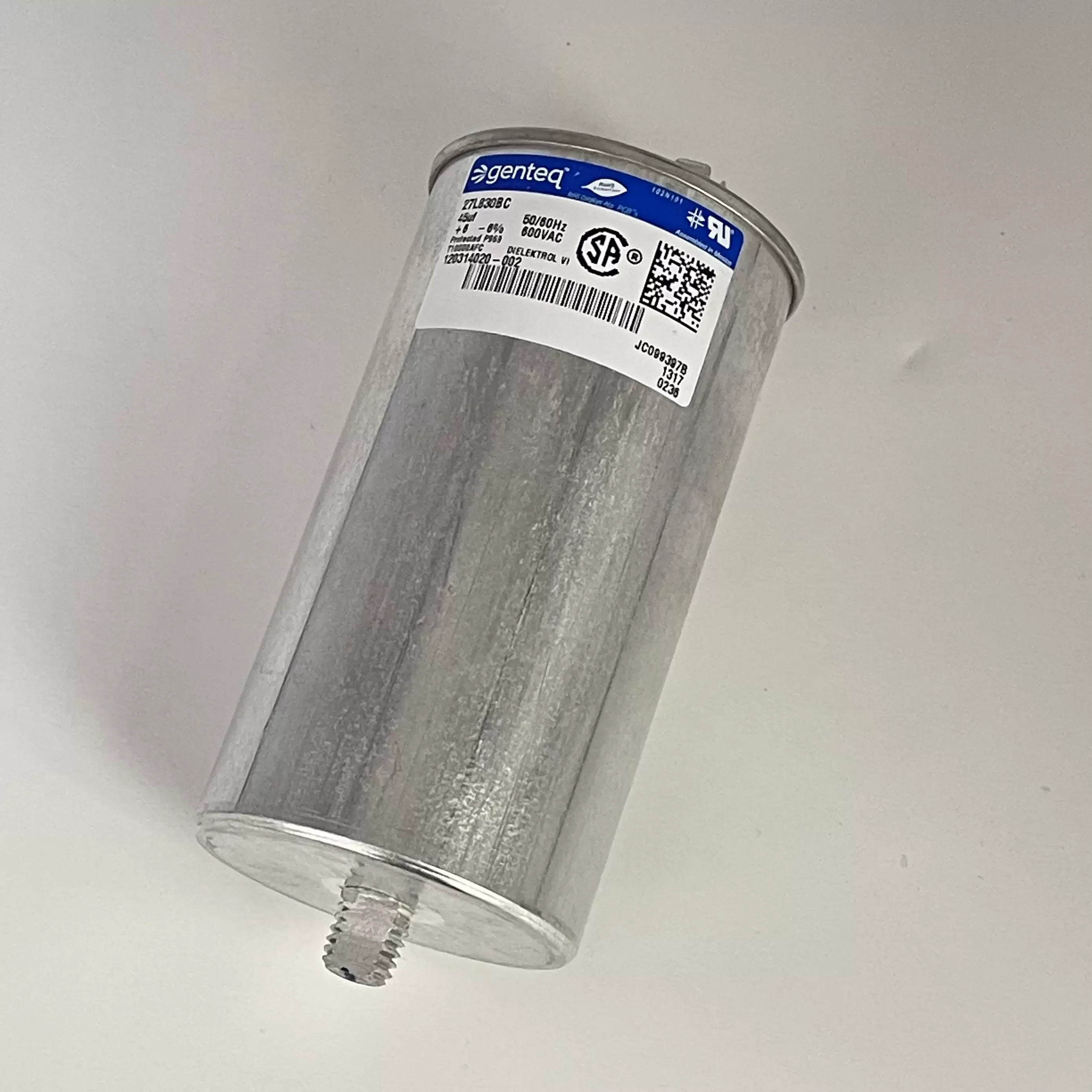 27L830BC 45UF 600V AC  27L898BC 45UF 370VAC  97F9611 35UF 370VAC Capacitor for high-voltage filter of chiller, oil-immersed type