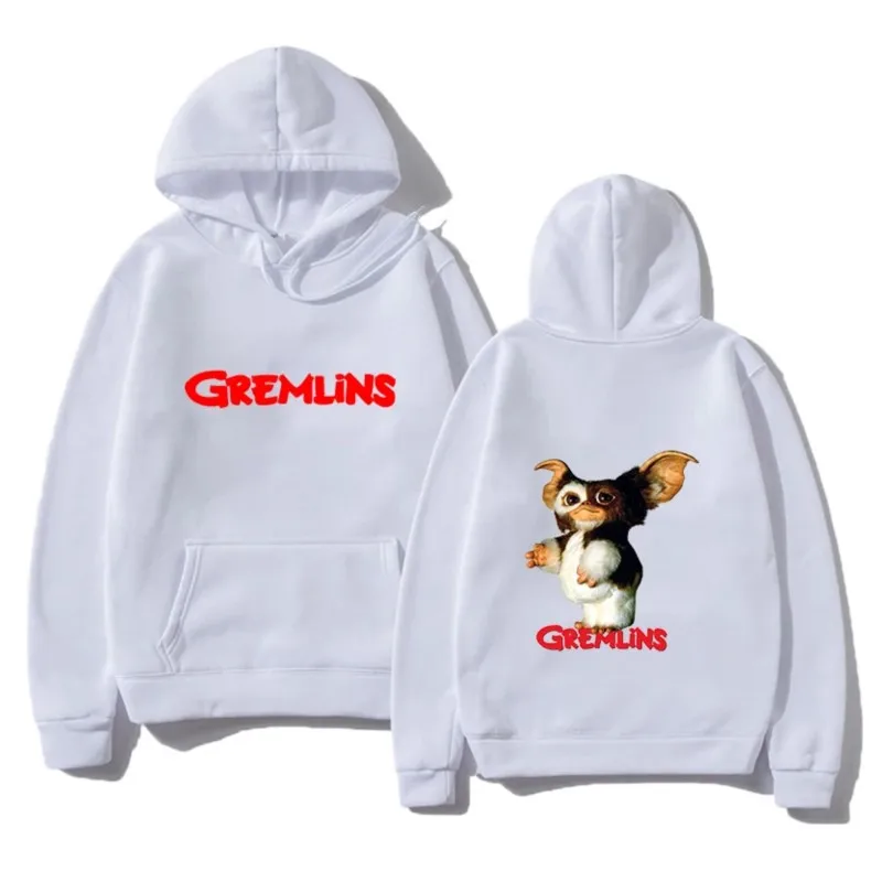 2024 Men\'s Hoodies Gremlins Gizmo Kawaii Printed Pullover Cotton Men New Casual Clothes Leisure Sportswear Women Fashion Hoody