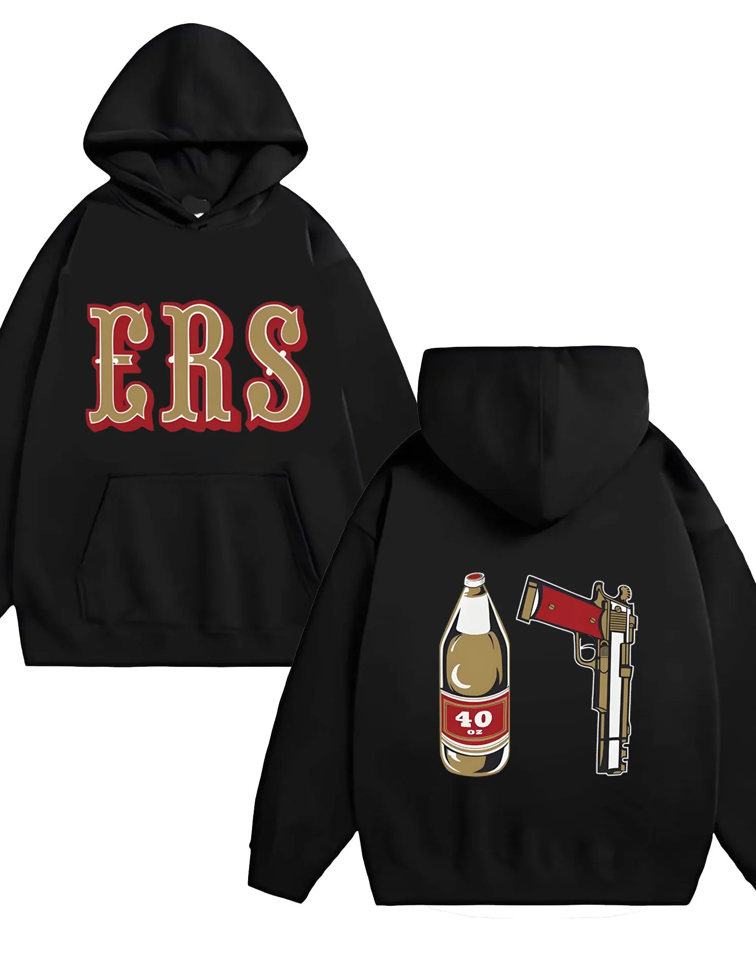 Una nuova felpa con cappuccio resistente 330G alla moda del 2025 con eleganti stampe di vino rosso sia per uomini che per donne