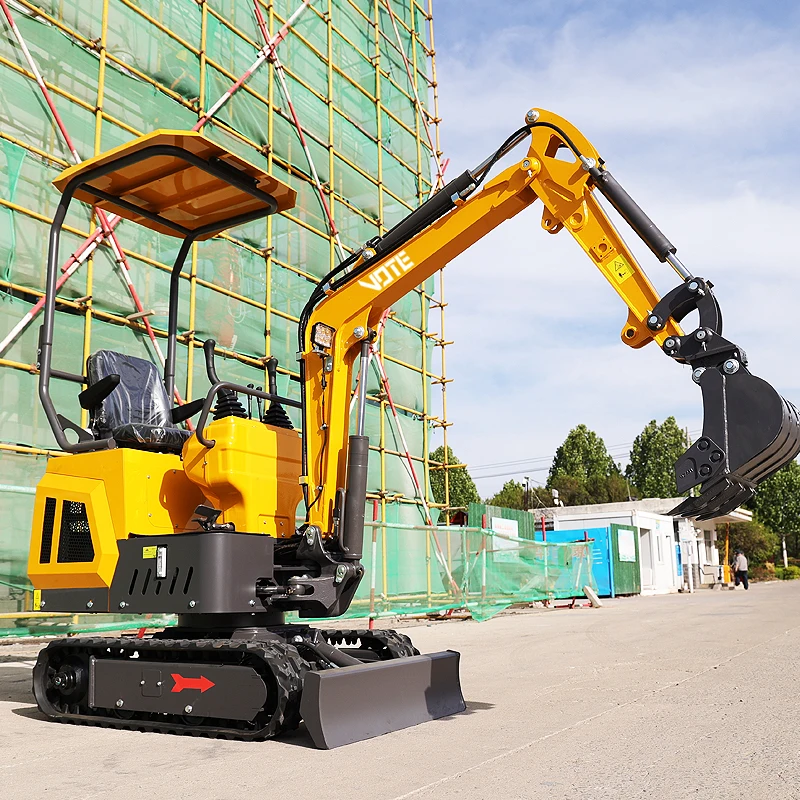 

Kubota Engine Mini Digger Excavator Factory Manufacture Small Crawler Excavator Free Shipping China Mini Excavators 1 Ton