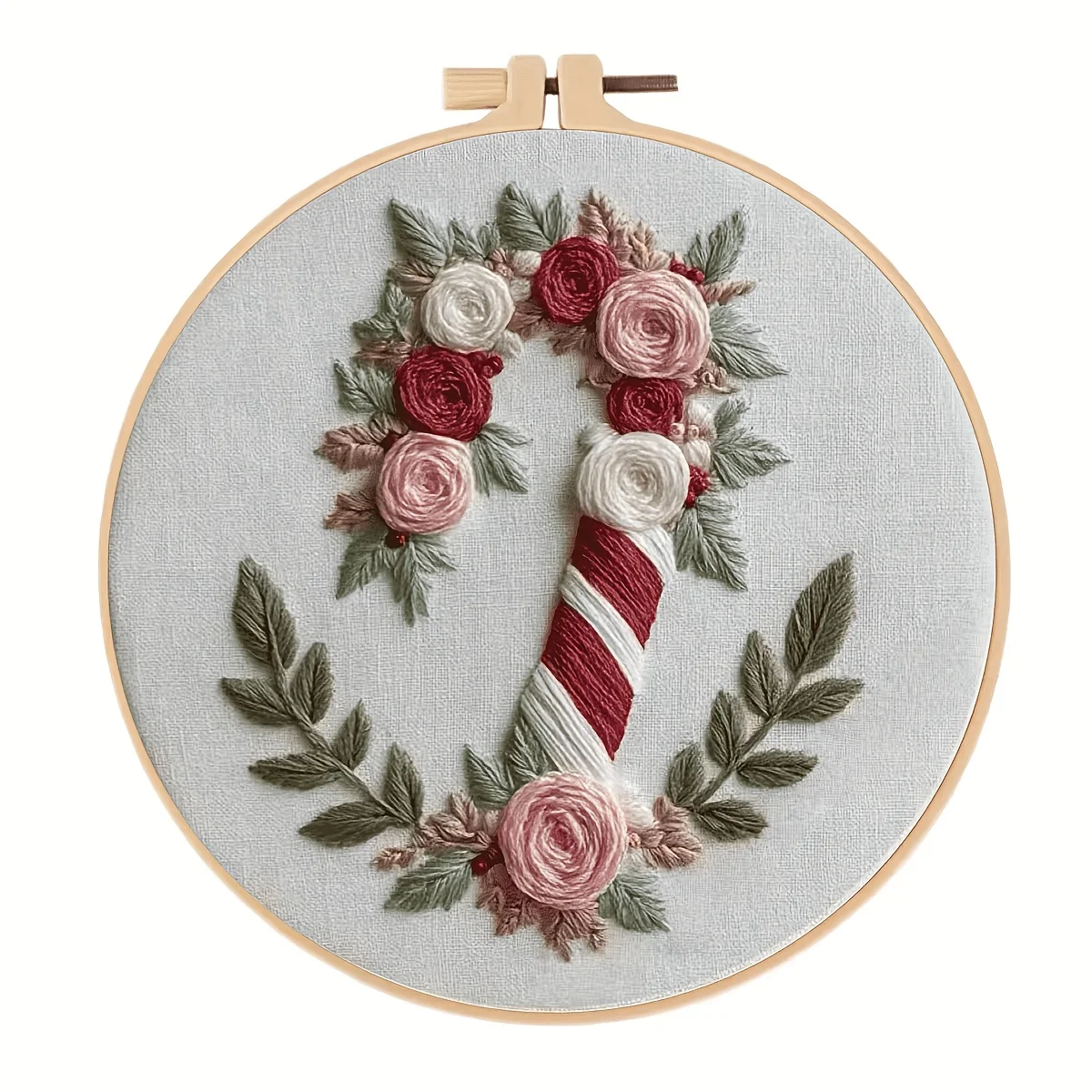 Das DIY-Materialpaket-Set mit Weihnachtsmuster und Handstickerei, ausgestattet mit einem englischen Leitfaden und Anleitung, ist etwas Besonderes – Detail 11