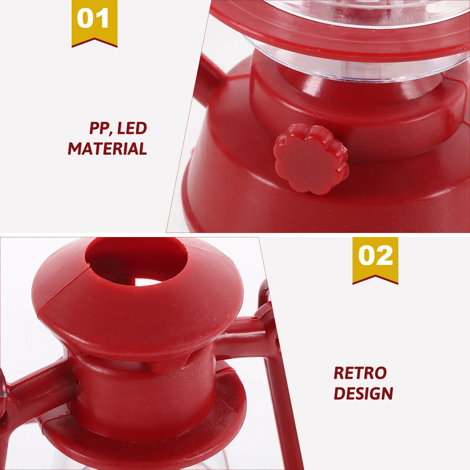 

Copper Color Retro LED Lantern Camping Light Portable Outdoor Tent Hanging Handheld Lantern High Brightness Camping Lamp