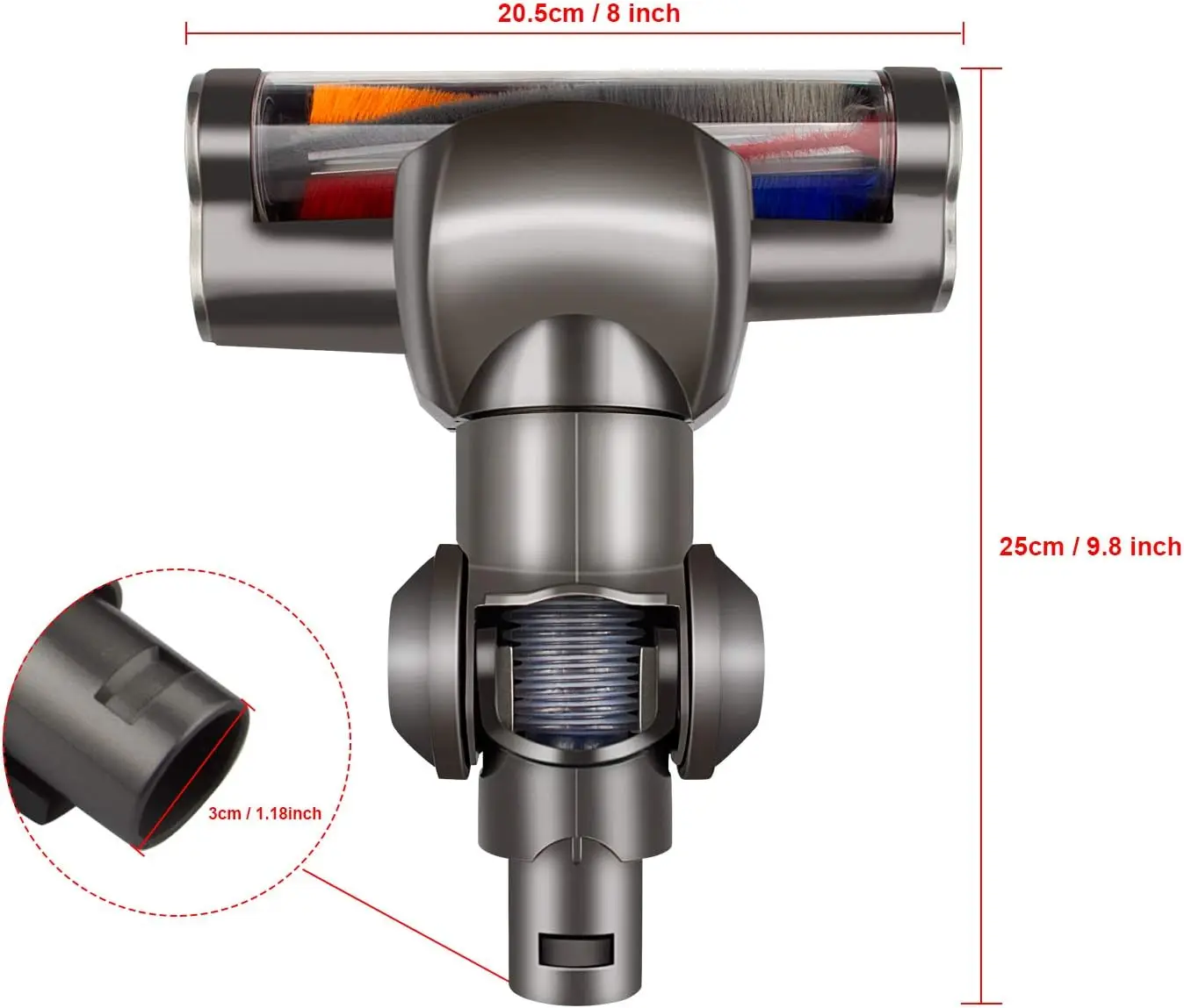 Electric Brush for Motorized Floor Brush Head for Dyson DC31 DC34 DC35  Vacuum Cleaner Brush Head Accessories