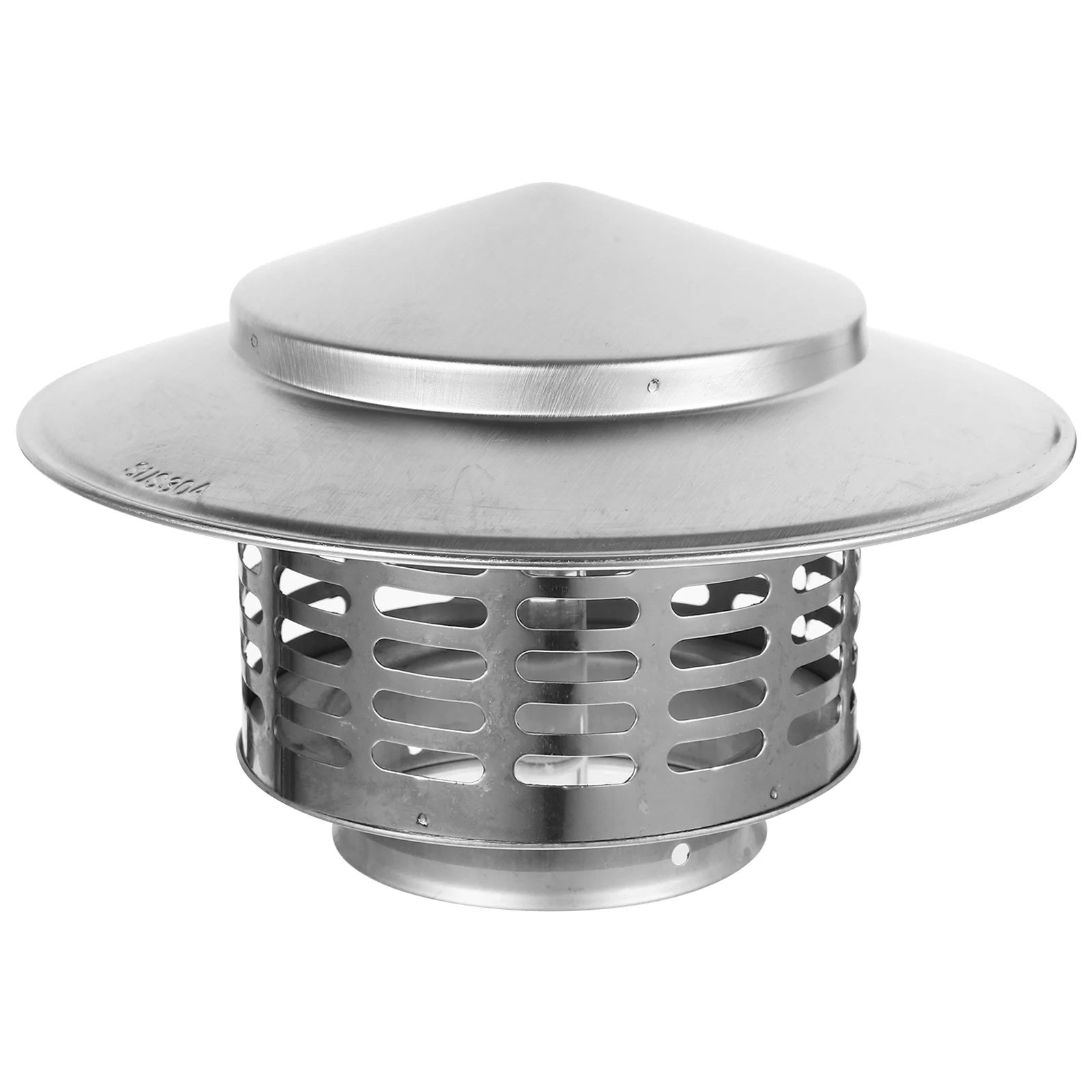 

Chimney Flashing Cap Rain Roof Outdoor Flue Cowl 304 Stainless Steel Accessories
