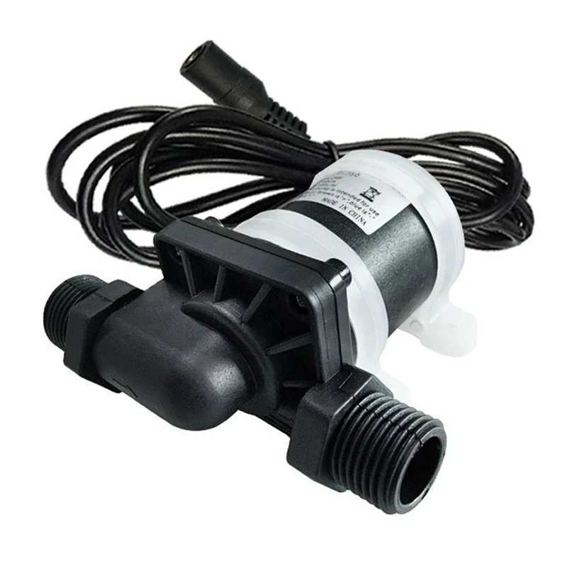 DC6V-12V DC Brushless Water Pump 900L/H Silent 4 Points Threaded Solar Water Heater Shower Floor Heating Booster Pump