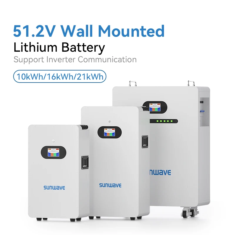 Sunwave 20KWh Large Capacity LiFePO4 Battery System for Home Energy Storage