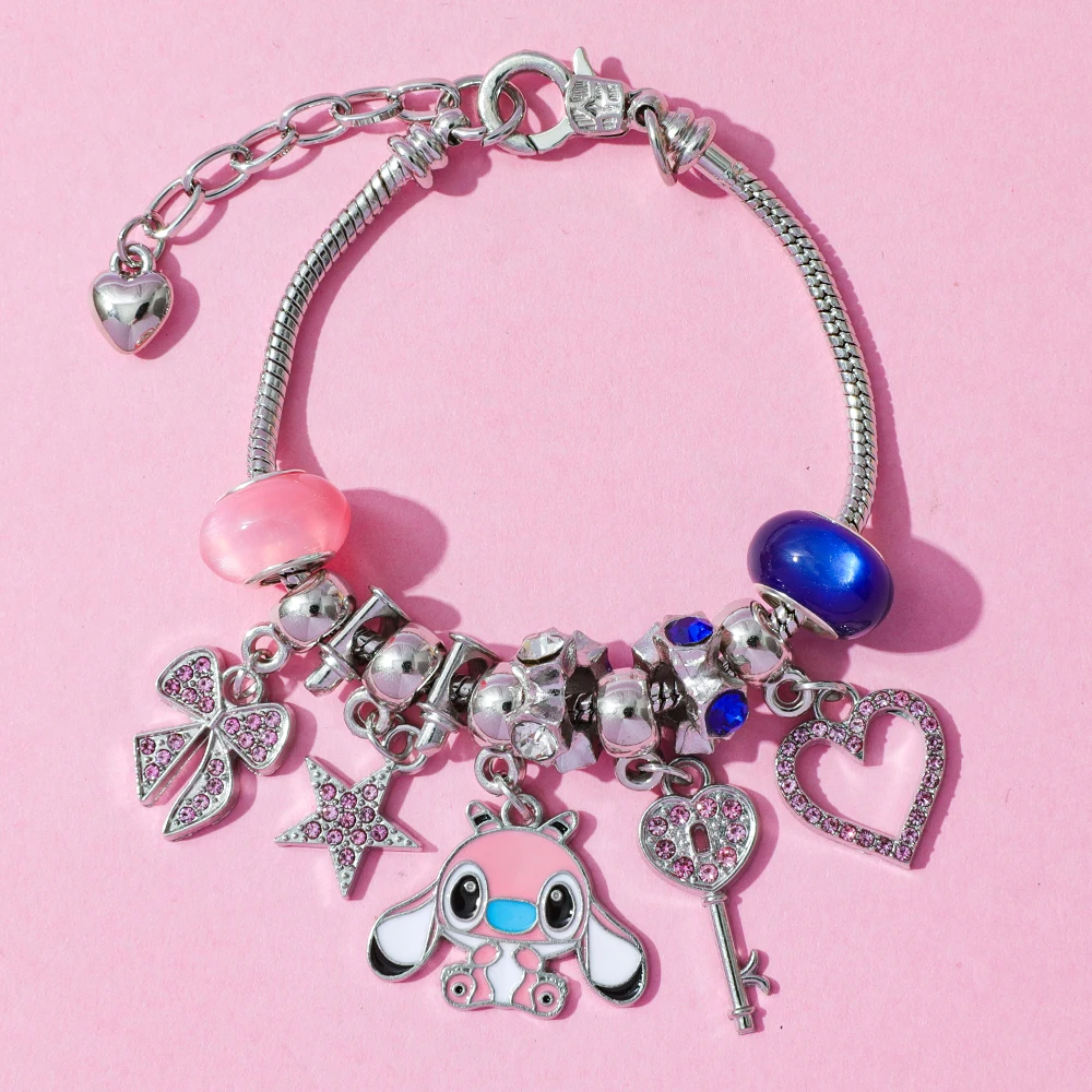 ディズニー リロ＆スティッチ DIY エナメルペンダント かわいいスティッチ カレンダー ブラインドボックス アクセサリー クリエイティブ ファッション おもちゃ 女の子へのギフト