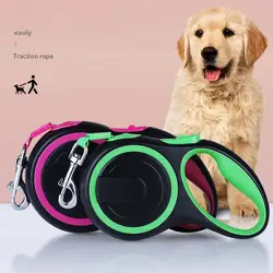 3/5/8M Durable Nylon Retractable Dog Leash Leads Automatic Extending Leash For Small Medium Large Dogs Puppy Walking Leash Rope