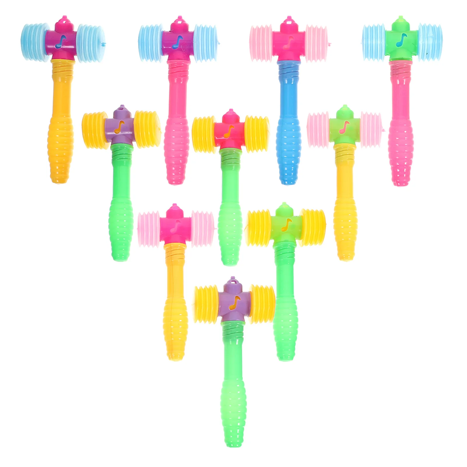 10 قطعة مطرقة صغيرة قصف اللعب خفيفة الوزن حجم مناسب سهلة التشغيل جلب الكثير من الراحة ألعاب المطرقة الجميلة المضحكة