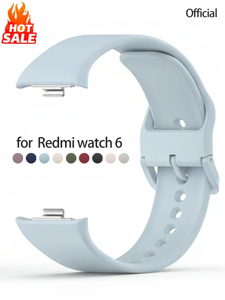 Oryginalny pasek do Redmi Watch 6, opaska 5 4, sportowy, oddychający, wygodny, wodoodporny, bransoletka Correa do Miband Xiaomi 9 8 pro 9pro — 2