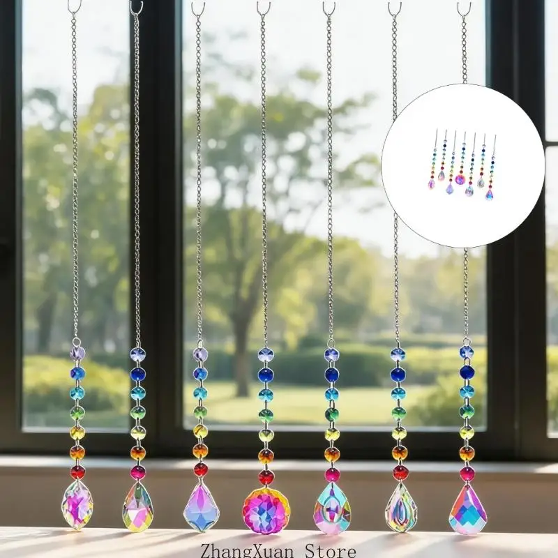 Light Catching Hanging Set For Window And Room Display Home Use 3XUF