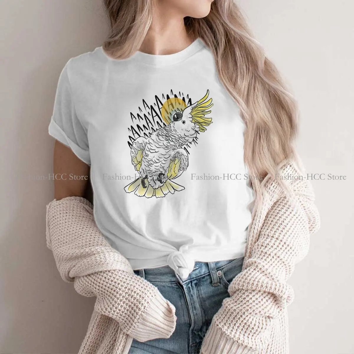 Funny Falling Unique Polyester TShirt Conure Cockatiel Top Quality Hip Hop Gift Idea T Shirt Stuff