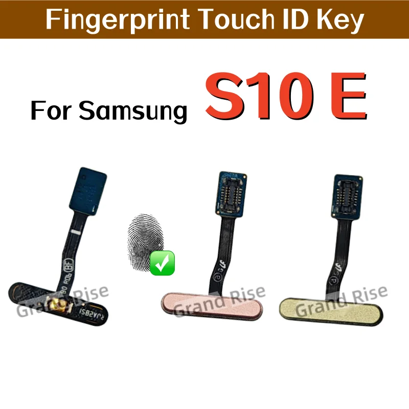 

New Home Button Fingerprint Touch ID Side Key Flex Cable For Samsung Galaxy S10E S10e