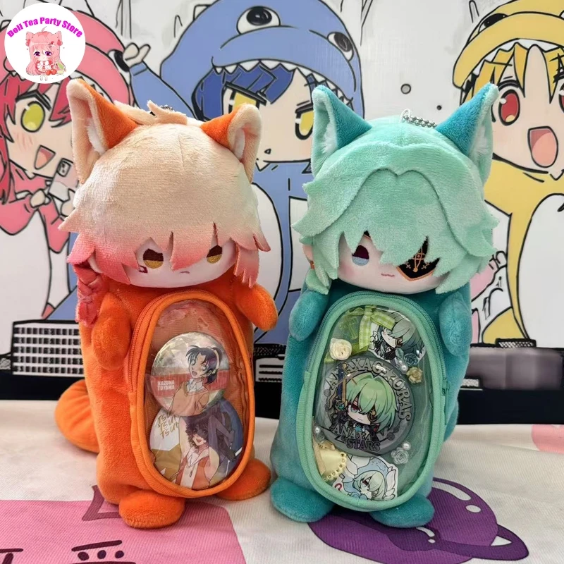 

Anime Peripheral Honkai：Star Rail Anaxa Mydei Plush Pencil Bag Stationery Box Cartoon Transparent Pencil Case Cosplay Student
