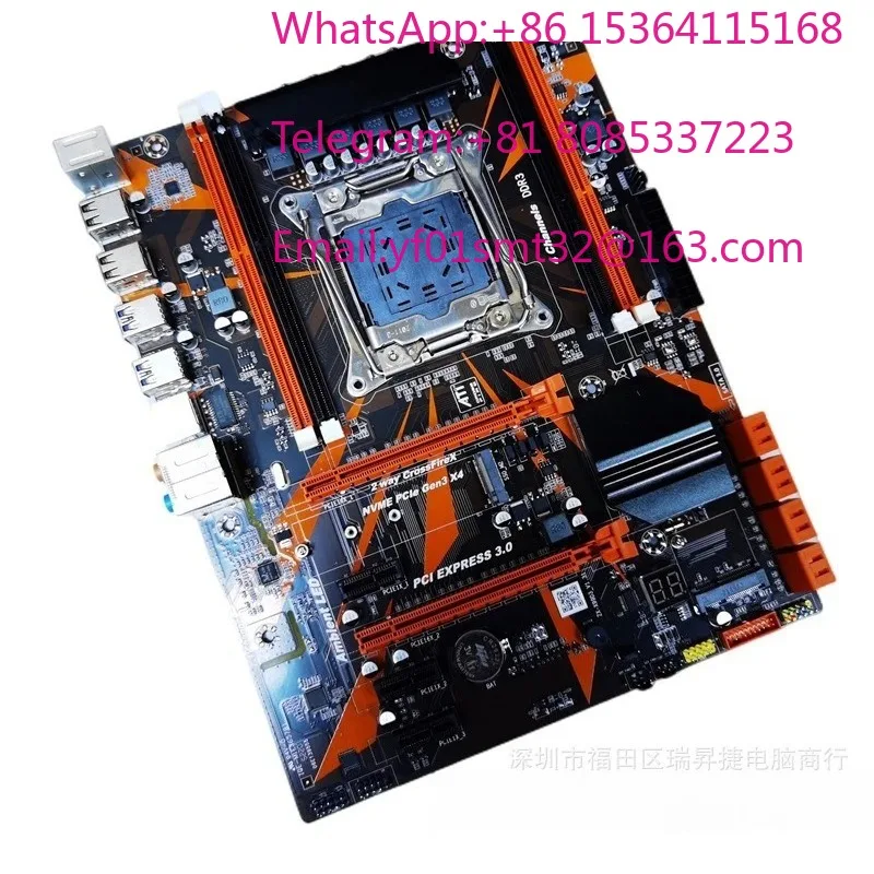 X99 LGA2011-V3 Desktop Motherboard DDR3 Memory Gaming Mainboard With Xeon E5 2678V3 CPU For Desktop Computer Assembly