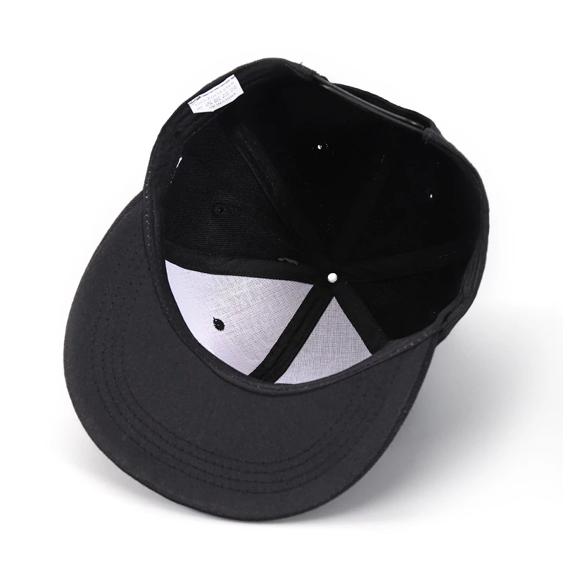 Sombrero de ala plana bordado 3D con letra X, sombrero de baile callejero de hip-hop, gorra de béisbol negra, sombrero de skate de moda, unisex, tamaño ajustable, adecuado para accesorios de moda de estilo callejero diario