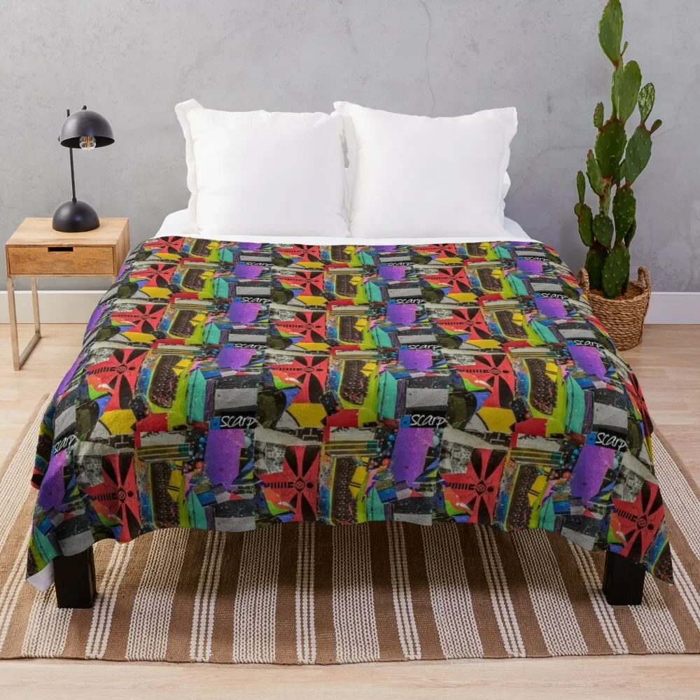 Robot brain 2 Throw Blanket Custom Sofa Quilt Blankets For Bed Luxury Throw Blankets