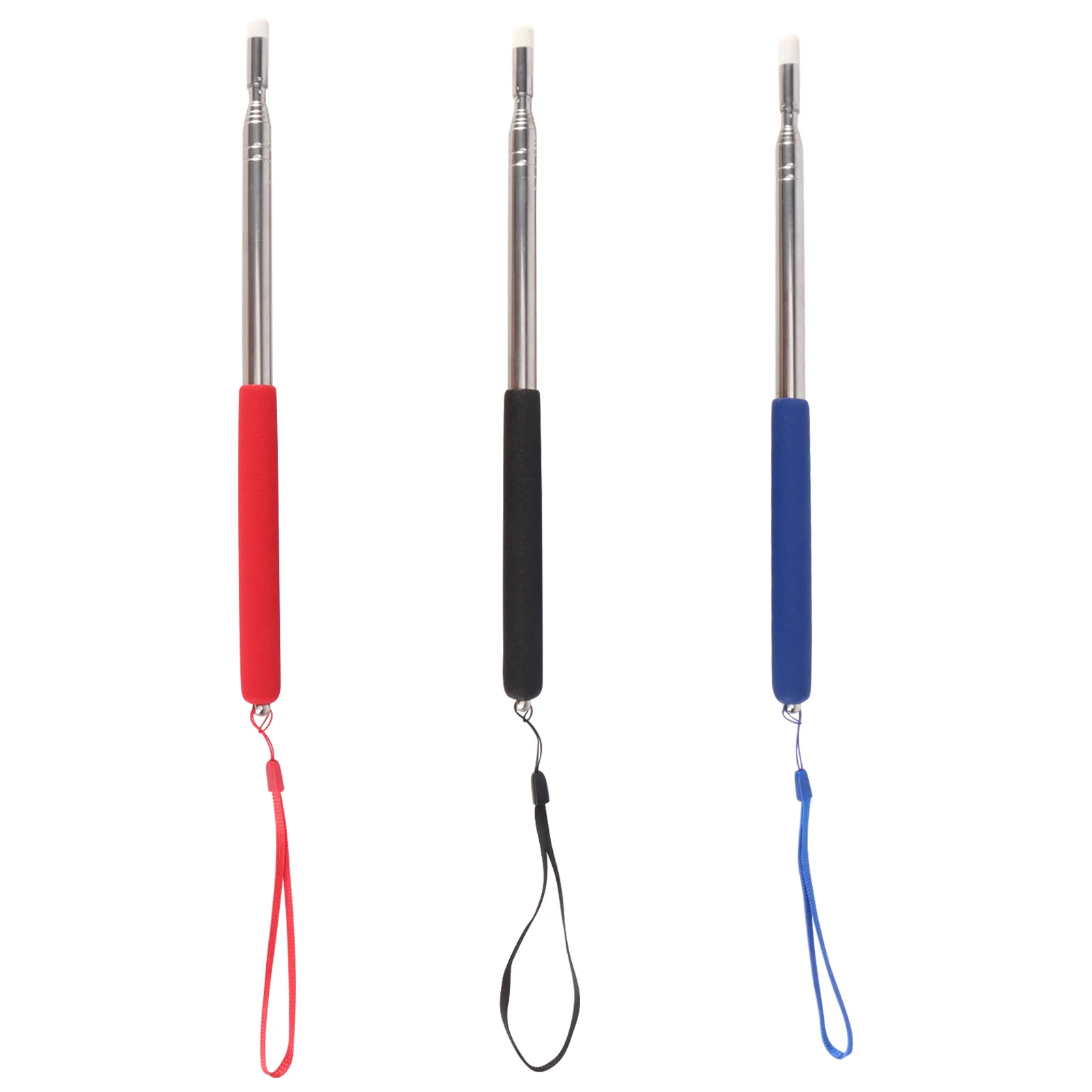 3 قطع قلم تعليم تلسكوبي خفيف الوزن قابل للسحب ومؤشر الفصول الدراسية للمعلمين والطلاب والمهندسين