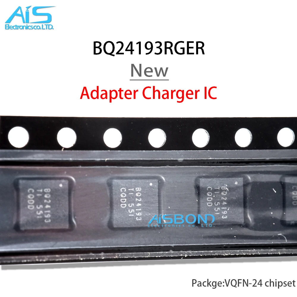 5Pcs/Lot New BQ24193RGER QFN24 BQ24193 RGER VQFN-24 I2C Controlled 4.5A Single Cell USB Adapter Charger IC