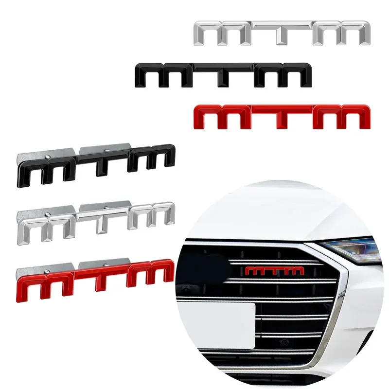 

3D Metal MTM Adhesive Decal Badge Waterproof Car Body Bumper Glass Decorative Sticker Pattern Vinyl Emblem For Golf Audi A4 A3