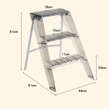 מדרגות שקופות לרהיטי מטבח, מדר...