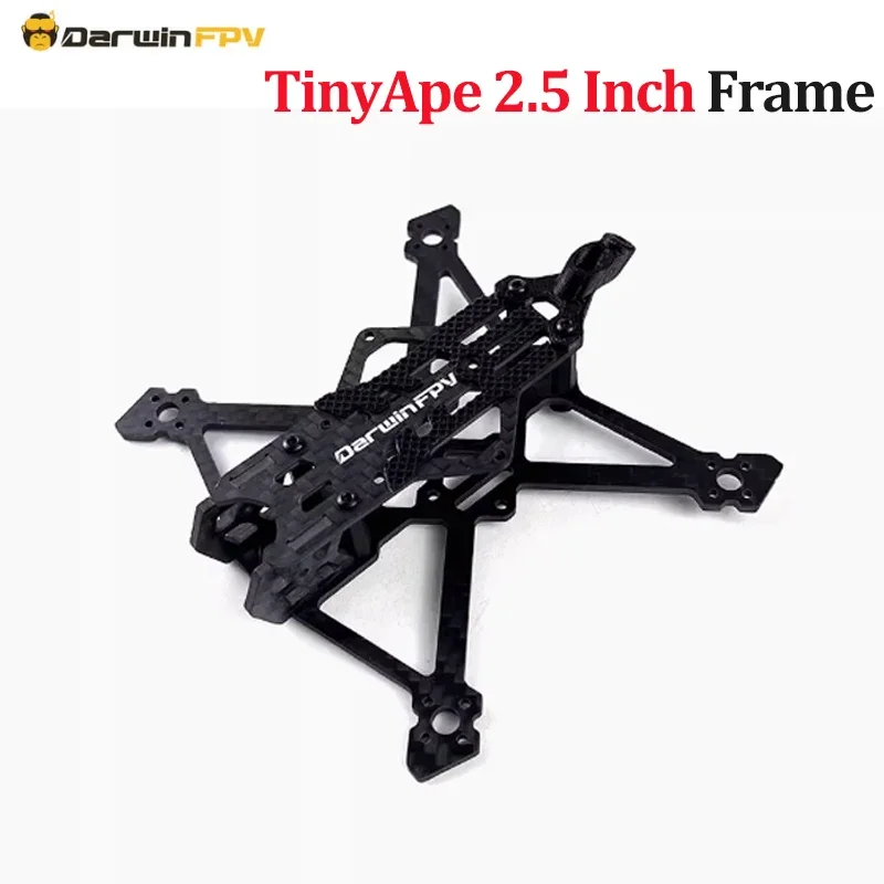 DarwinFPV TinyApe 2.5 Inch 108mm Wheelbase Quadcopter 3K Carbon Fiber Frame Kit Suit for 1002-1305 Brushless Motor Spare Parts