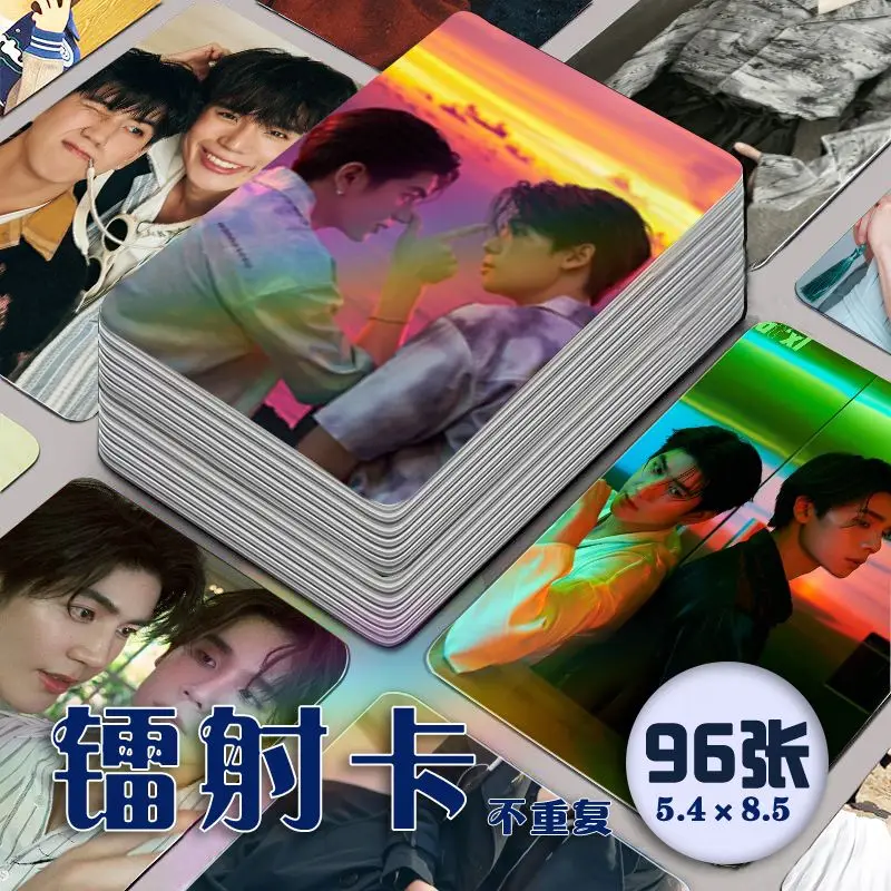 96 pezzi Last Twilight Series Jimmysea 5,4x8,5 cm Carte laser ad angolo rotondo Carte Lomo