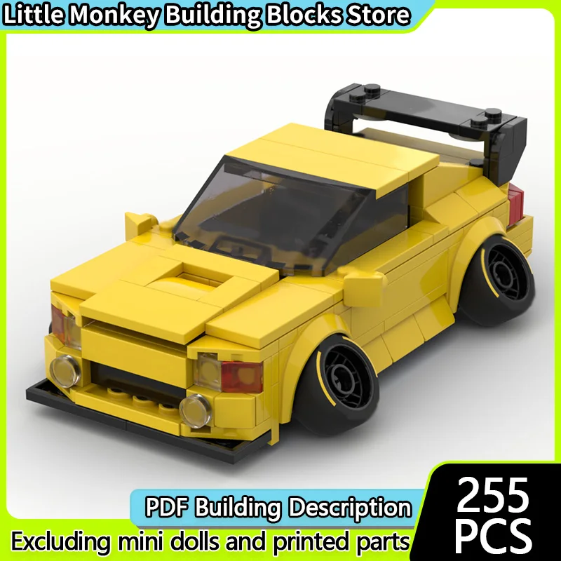 Speed Racing Car Model MOC Building Bricks Compact Performance Sports Car Modular Technology Children Holiday Gifts Assemble Toy