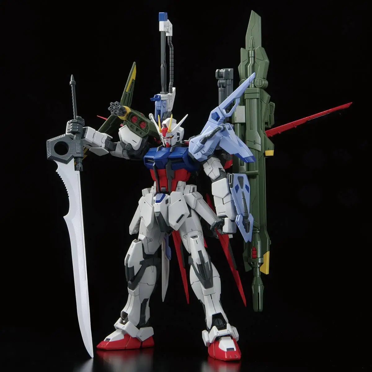 BANDAI MG PB THE GUNDAM BASE LIMITED PERFRCT STRIKE GUMDAM SLAM TIPO EQUIPADO Figura de ação modelo de montagem brinquedos colecionáveis