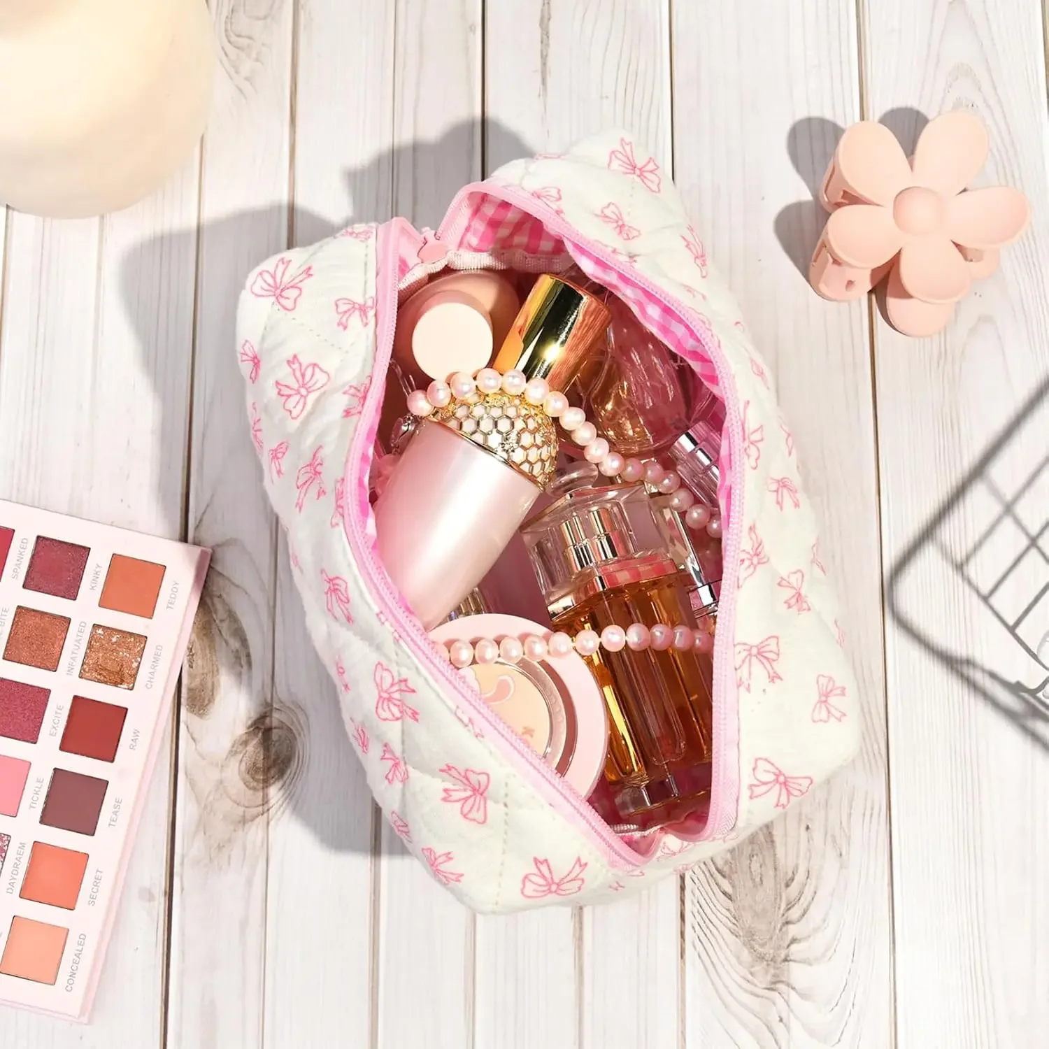 Floral Makeup Bag Q… - image