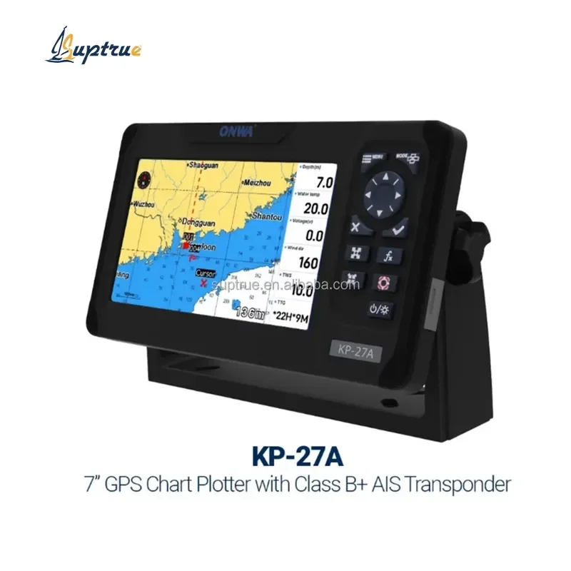 7 Inch GPS Chartplotter Marine Navigation System ONWA KP-27 Compatible Navionics C-MAP K-Chart Yacht Boat Fishing Accessories
